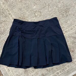 GG Blue Navy Pleated golf skirt